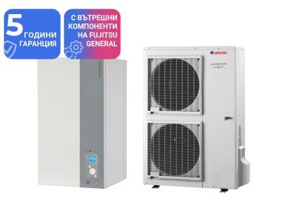 Термопомпа Atlantic ALFEA EXCELLIA A.I. TRI 11 Kw - отопление, охлаждане и БГВ