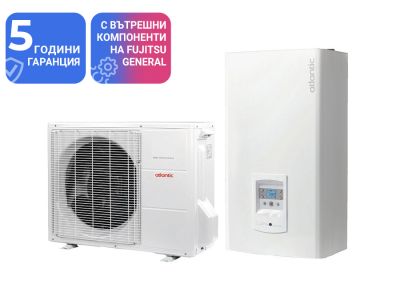 Термопомпа Atlantic LORIA 6010, 10 Kw - отопление, охлаждане и БГВ