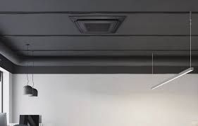 Инверторен климатик касетъчен General Fujitsu AUXG45KRLB / AOHG45KRTA - трифазен с черен панел