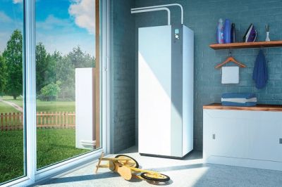 Термопомпа Atlantic ALFEA EXCELLIA DUO A.I. TRI 11 Kw с вграден бойлер 190 литра - отопление, охлаждане и БГВ