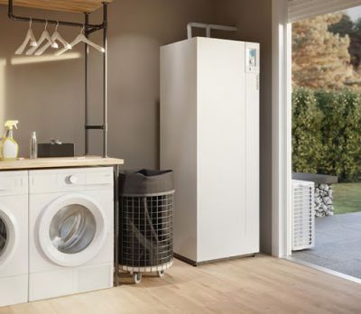 Термопомпа Atlantic ALFEA EXTENSA DUO A.I. R32 5 Kw с вграден бойлер 190 литра - отопление, охлаждане и БГВ