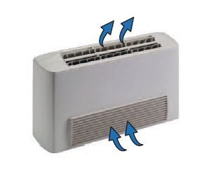 Вентилаторен конвектор за открит монтаж с челно засмукване FX - VB 830