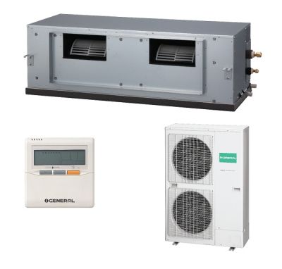 Инверторен климатик канален General ARHG60LHTA/AOHG60LATT - висок напор, 3 phase